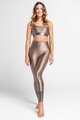 ATHLEEYA legginsy - COFFEE SHINE - beżowy