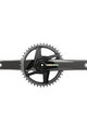 SRAM korby i tarcze - FORCE 1X WIDE D2 DUB IRIDESCENT 175mm - czarny