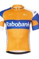 BONAVELO Koszulka kolarska z krótkim rękawem - RABOBANK - pomarańczowy/niebieski