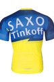 BONAVELO Koszulka kolarska z krótkim rękawem - SAXO BANK TINKOFF - niebieski/żółty
