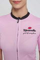 RIVANELLE BY HOLOKOLO Koszulka kolarska z krótkim rękawem - VOGUE - różowy/czarny