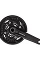 SHIMANO korby i tarcze - MT500 175mm 40/30/22 - czarny