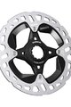 SHIMANO DISC XTR - MT900 140mm - srebrny/czarny