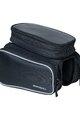 BASIL Torba kolarska - SPORT DESIGN TOP TUBE FRAME BAG DOUBLE - czarny