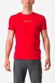 CASTELLI Kolarska koszulka z krótkim rękawem - CLASSICO - czerwony