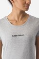 CASTELLI Kolarska koszulka z krótkim rękawem - CLASSICO W - szary