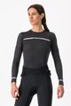 CASTELLI Kolarska koszulka z długim rękawem - MERINO SEAMLESS W - czarny