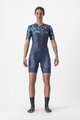 CASTELLI Kombinezon kolarski - FREE SANREMO 2 W - niebieski/turkusowy