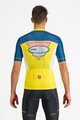 CASTELLI Koszulka kolarska z krótkim rękawem - #GIRO107 OROPA - żółty/niebieski