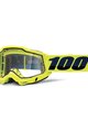 100% SPEEDLAB Okulary kolarskie - ACCURI 2 ENDURO MTB - żółty/niebieski