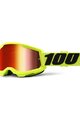 100% SPEEDLAB Okulary kolarskie - STRATA 2 - żółty/czarny/czerwony