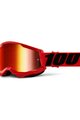 100% SPEEDLAB Okulary kolarskie - STRATA 2 - czerwony/czarny