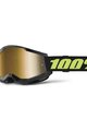 100% SPEEDLAB Okulary kolarskie - STRATA 2 - czarny/żółty/złoty