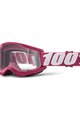 100% SPEEDLAB Okulary kolarskie - STRATA 2 - różowy/biały