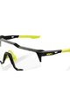 100% SPEEDLAB Okulary kolarskie - SPEEDCRAFT - czarny/żółty