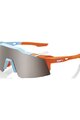 100% SPEEDLAB Okulary kolarskie - SPEEDCRAFT SL - jasnoniebieski/pomarańczowy/srebrny