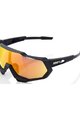 100% SPEEDLAB Okulary kolarskie - SPEEDTRAP - czarny/czerwony