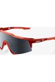 100% SPEEDLAB Okulary kolarskie - SPEEDCRAFT - czerwony/czarny