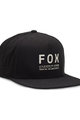 FOX Czapka kolarska - NON STOP TECH SNAPBACK - czarny