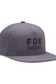 FOX Czapka kolarska - NON STOP TECH SNAPBACK - szary