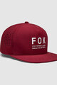 FOX Czapka kolarska - NON STOP TECH SNAPBACK - bordowy