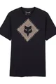 FOX Kolarska koszulka z krótkim rękawem - LEO PREM - czarny