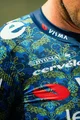 AGU Koszulka kolarska z krótkim rękawem - TDF 2024 TEAM VISMA | LEASE A BIKE - niebieski/żółty
