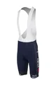 AGU Krótkie spodnie kolarskie z szelkami - TDF 2024 TEAM VISMA | LEASE A BIKE - niebieski