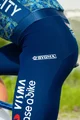 AGU Krótkie spodnie kolarskie z szelkami - TDF 2024 TEAM VISMA | LEASE A BIKE - niebieski