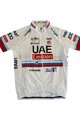 PISSEI Koszulka kolarska z krótkim rękawem - UAE TEAM EMIRATES 2024 CHAMPION SLOVENIA REPLICA JR - biały