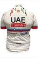 PISSEI Koszulka kolarska z krótkim rękawem - UAE TEAM EMIRATES 2024 CHAMPION SLOVENIA REPLICA JR - biały