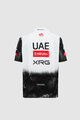 PISSEI Koszulka kolarska z krótkim rękawem - UAE TEAM EMIRATES 2025 REPLICA JR - biały/czarny