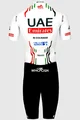 PISSEI Kombinezon kolarski - UAE TEAM EMIRATES 2024 - biały/czarny