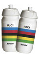 SANTINI Bidon kolarski - UCI - biały/kolorowy
