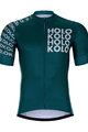 HOLOKOLO Koszulka kolarska z krótkim rękawem - SHAMROCK - zielony