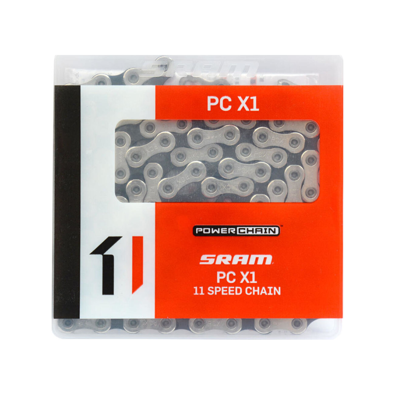 SRAM łańcuch - PC X1 SOLIDPIN - Srebrny