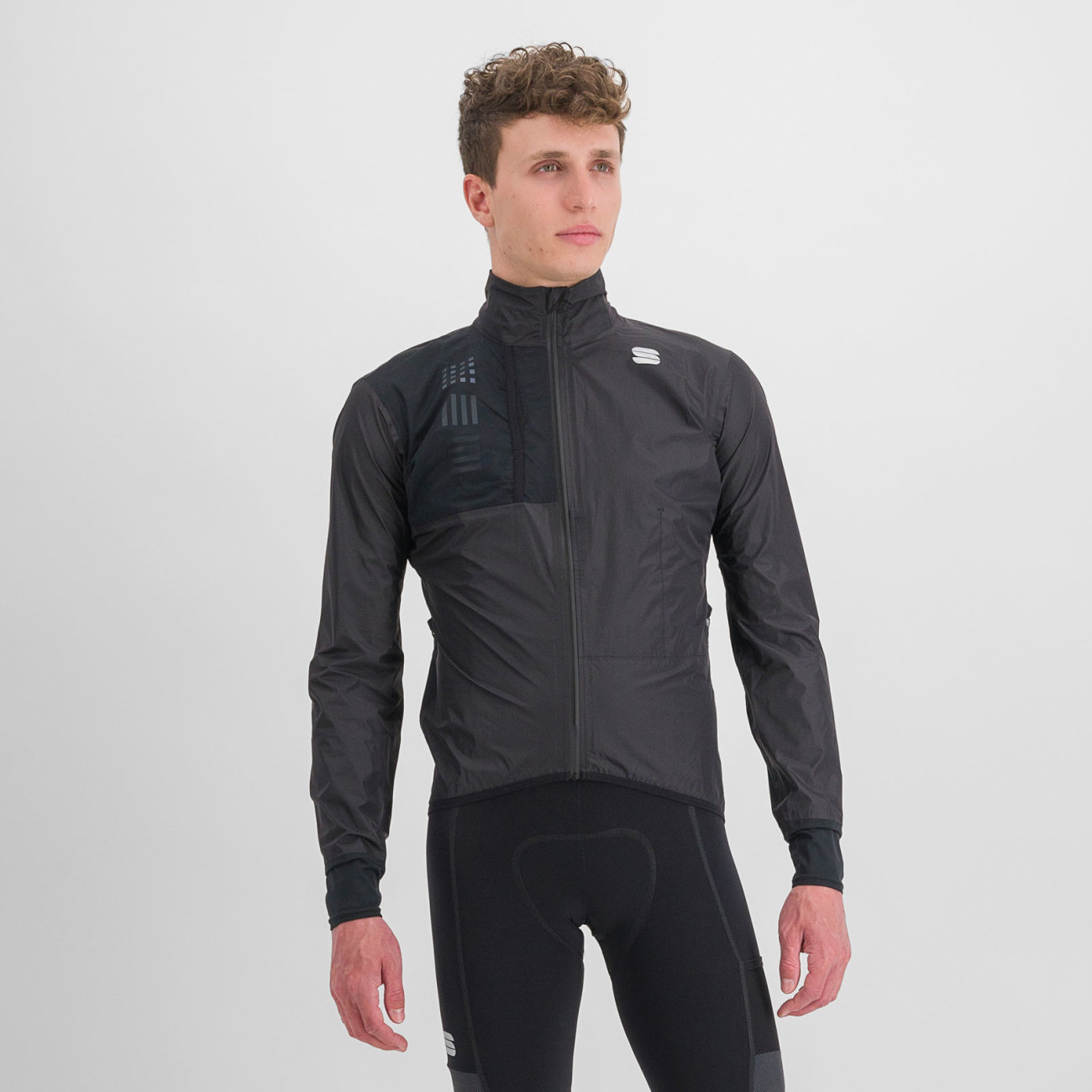 SPORTFUL Kurtka Przeciwdeszczowa - DR JACKET - Czarny