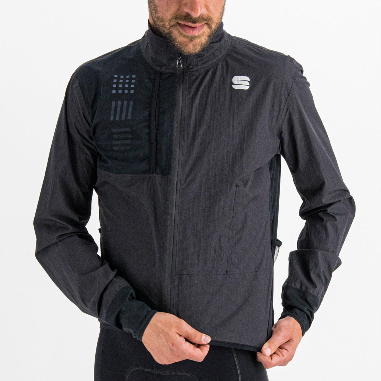 SPORTFUL Kurtka Przeciwdeszczowa - DR JACKET - Czarny