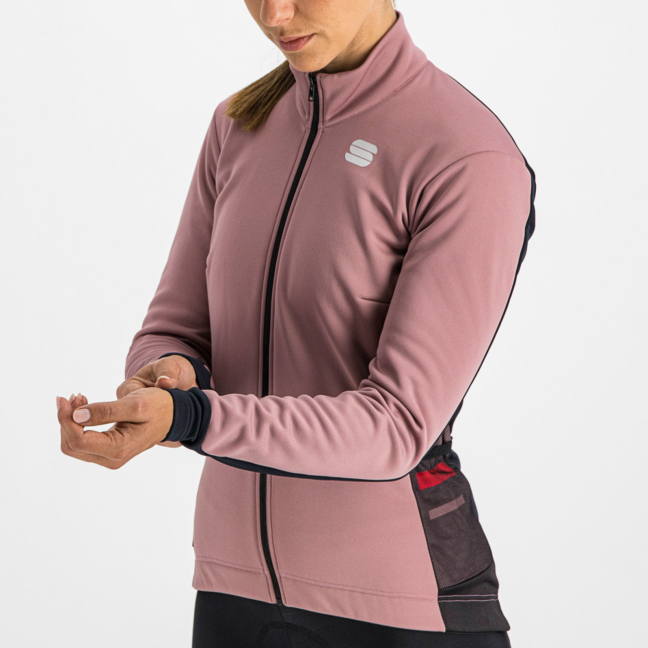 SPORTFUL Kolarska Kurtka Przeciwwiatrowa - NEO SOFTSHELL - Różowy