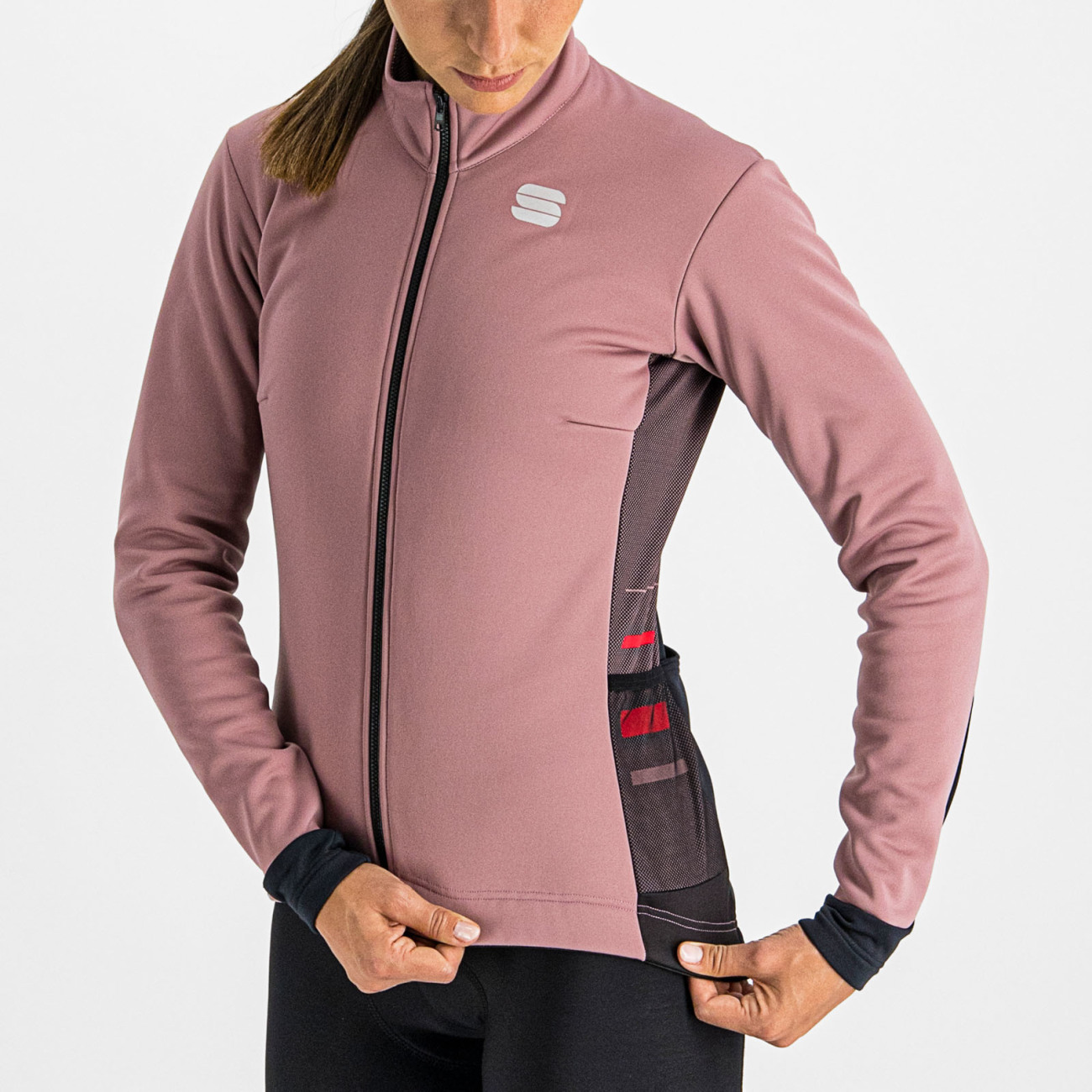 SPORTFUL Kolarska Kurtka Przeciwwiatrowa - NEO SOFTSHELL - Różowy