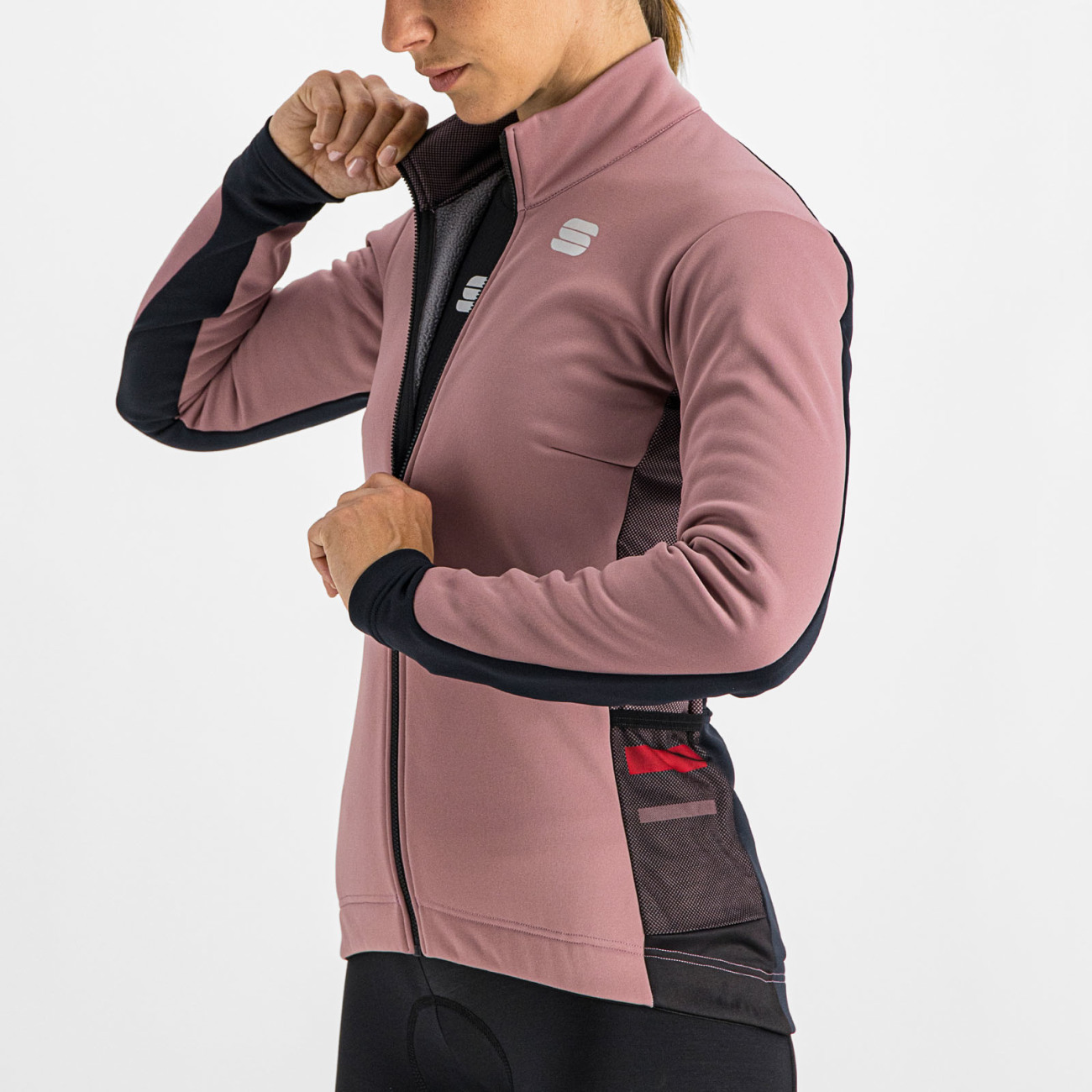 SPORTFUL Kolarska Kurtka Przeciwwiatrowa - NEO SOFTSHELL - Różowy