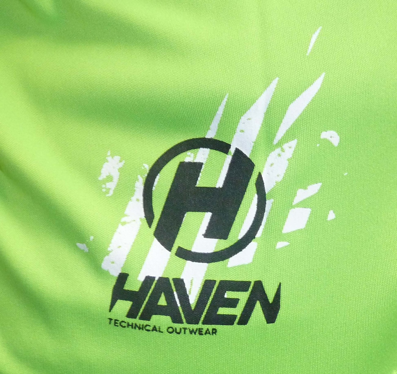HAVEN Koszulka Kolarska Z Krótkim Rękawem - AMAZON SHORT - Zielony/biały