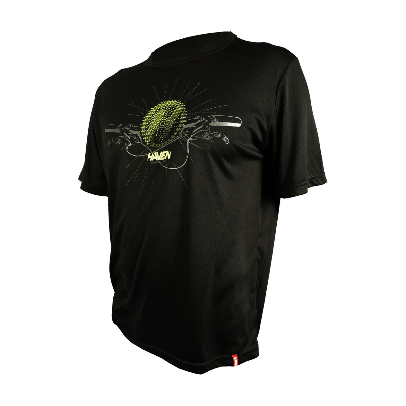 HAVEN Koszulka Kolarska Z Krótkim Rękawem - NAVAHO II SHORT - Czarny/zielony