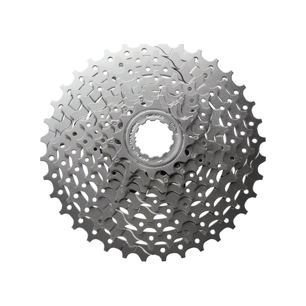 Zdjęcia - Kaseta Shimano  - CASSETTE HG400 9 11-32 - srebrny 