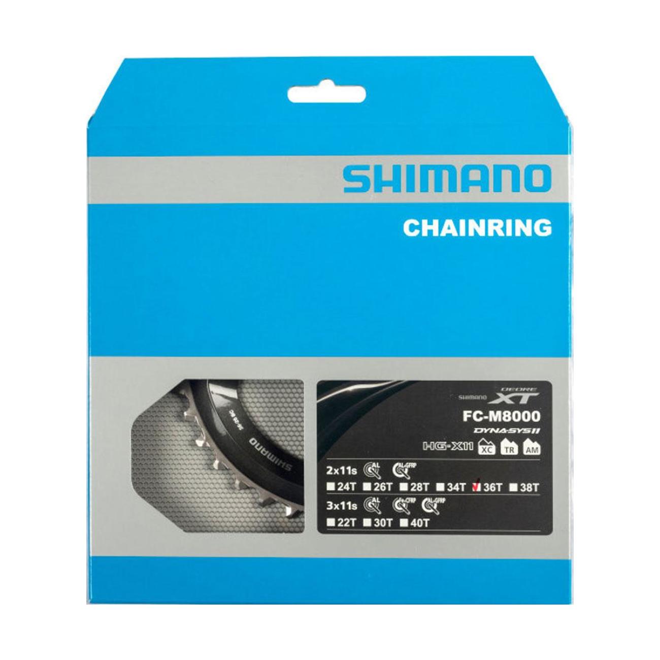 SHIMANO DEORE XT M8000 36 - Czarny