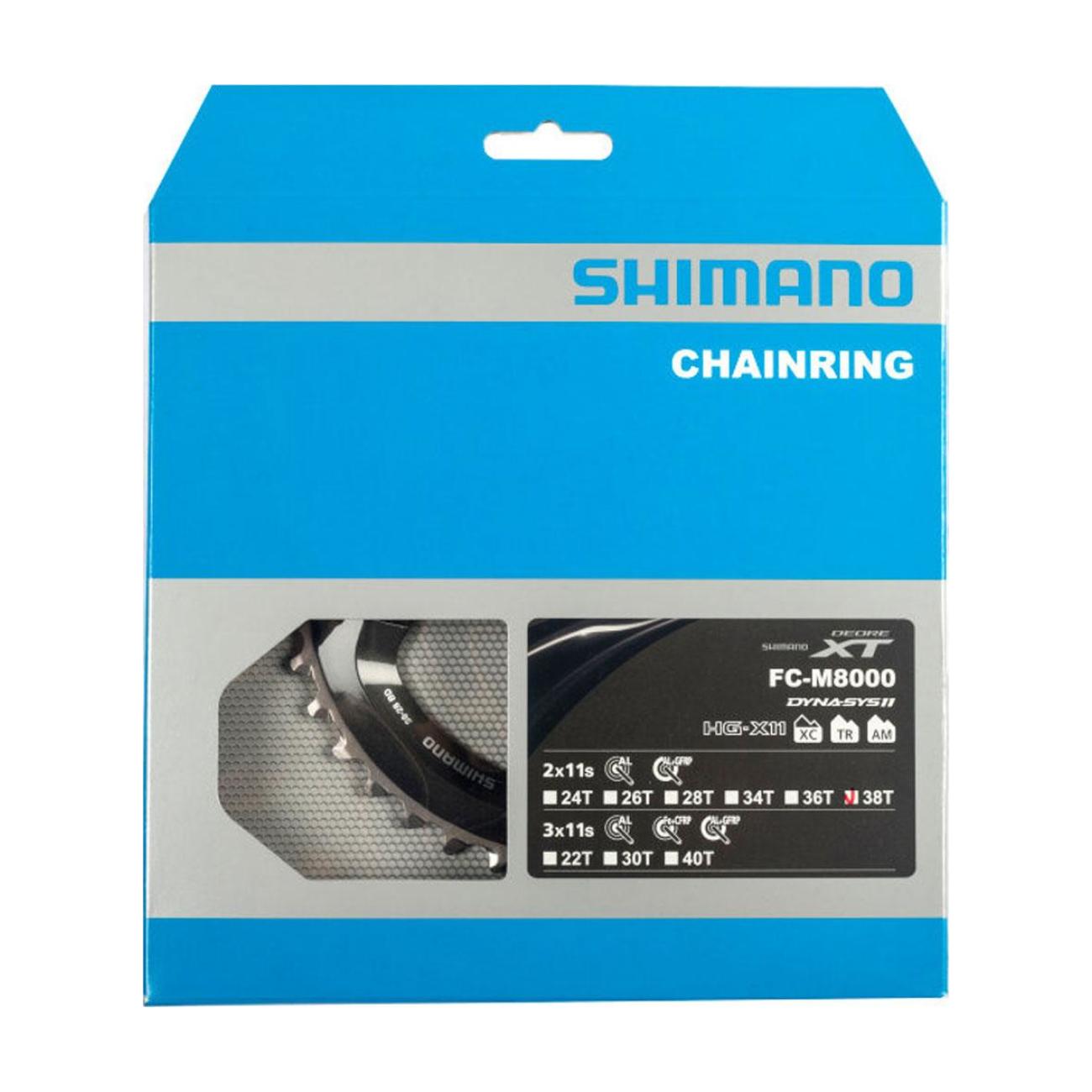 SHIMANO DEORE XT M8000 38 - Czarny