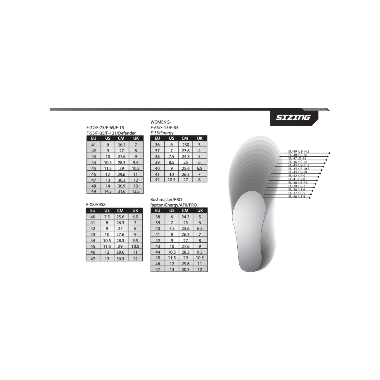 FLR Buty Rowerowe - F22 - Czarny