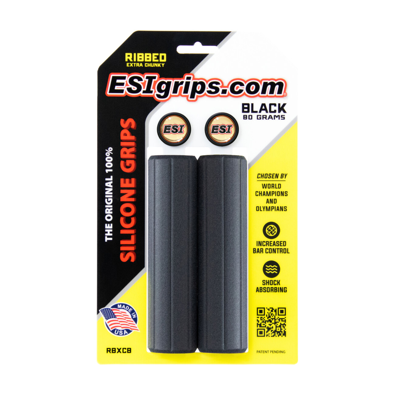 ESIGRIPS Gripy - ESI RIBBED EXTRA - Czarny