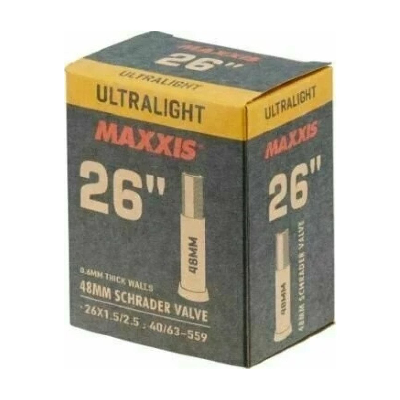 MAXXIS Dętka - ULTRALIGHT 26x1.50/2.50 - Czarny