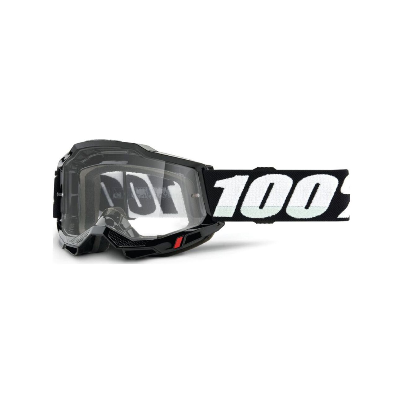 100% SPEEDLAB Okulary Kolarskie - ACCURI 2 - Czarny/biały